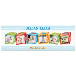 ABC Baby Blocks Photo Canvas