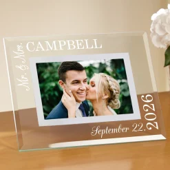 A Day to Remember Wedding Glass Frame