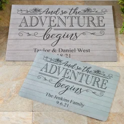 Adventure Begins Doormat