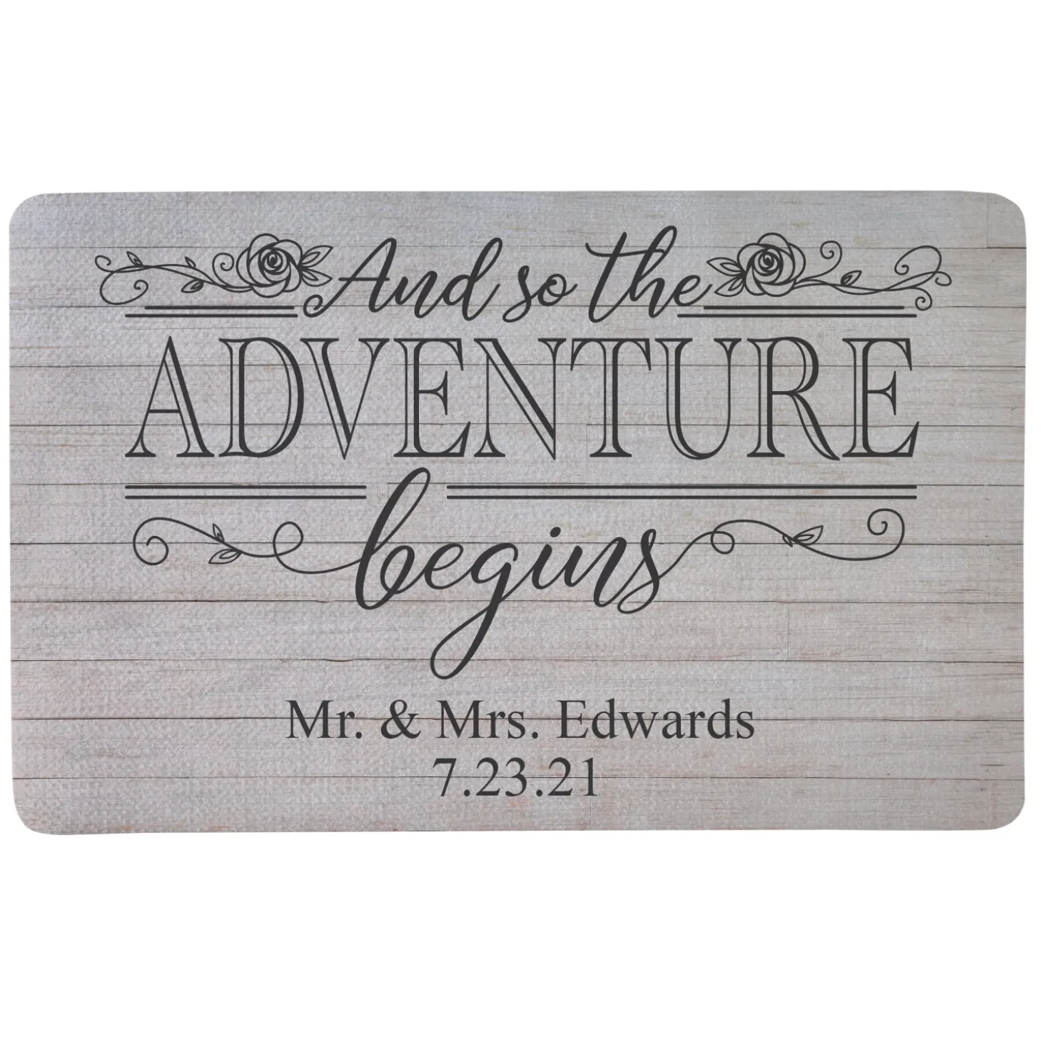 Adventure Begins Doormat