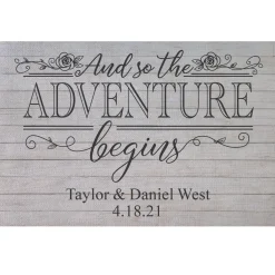 Adventure Begins Doormat