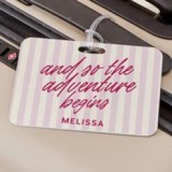Adventure Begins Luggage Tag