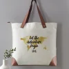 Adventure Begins Tote Bag