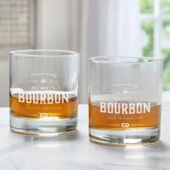 Aged To Perfection Whiskey Glass Set