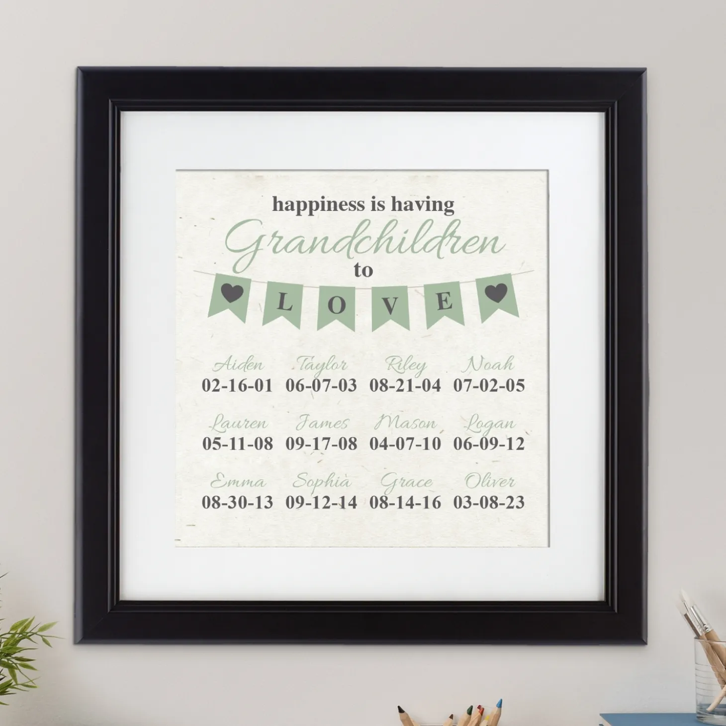 A Grandparents Love Framed Print