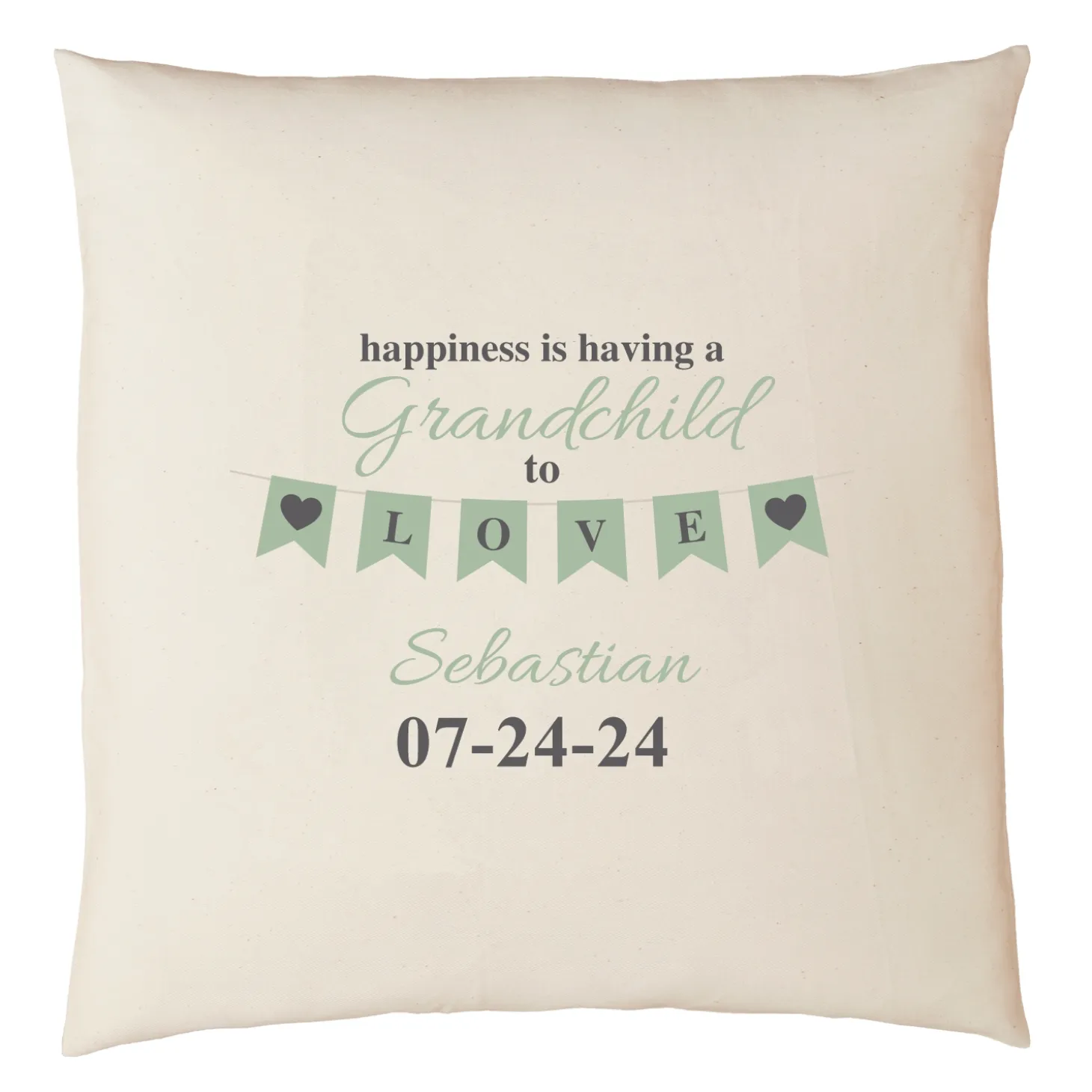A Grandparents Love Throw Pillow