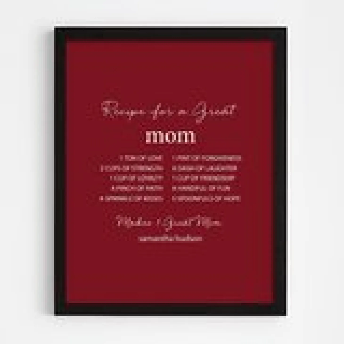 A Great Recipe Canvas Wall Art