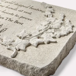 A Heart Of Gold Sculpted Memorial Stone