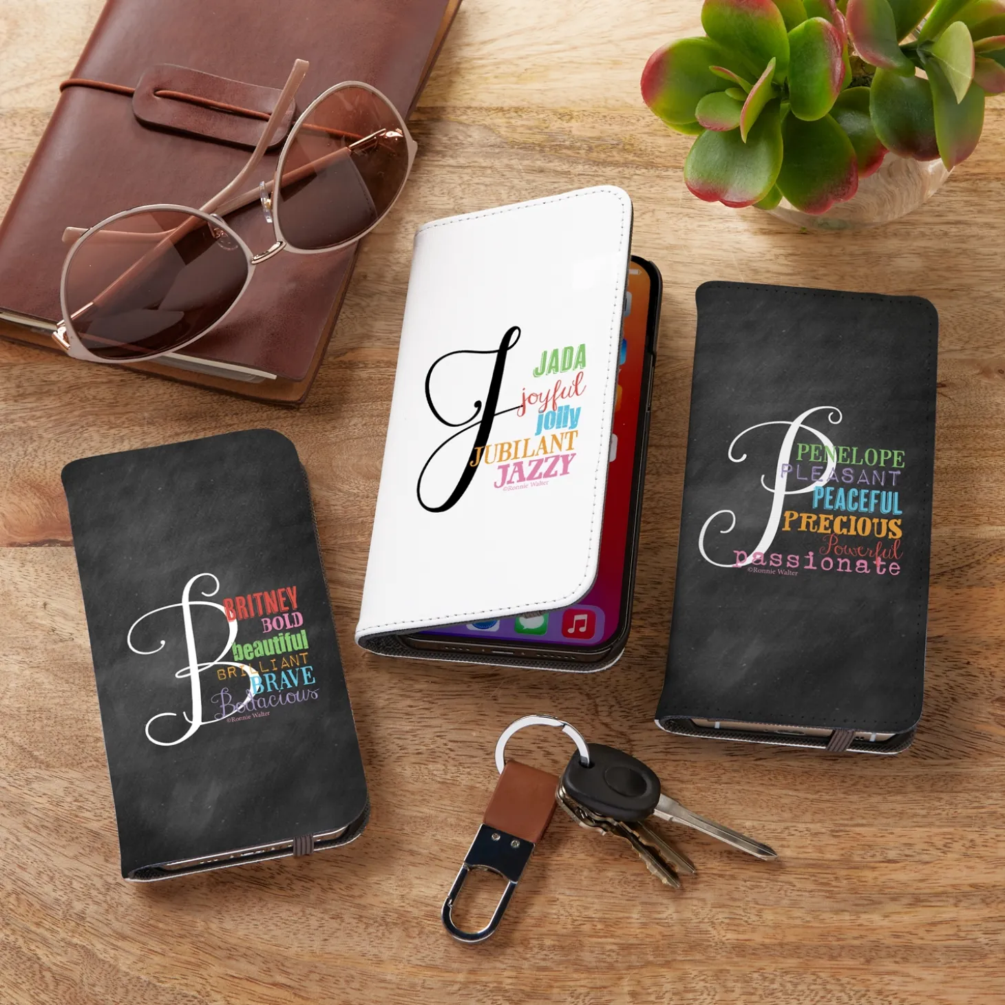 All About Her Phone Folio Case