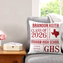 All About the Graduate Throw Pillow