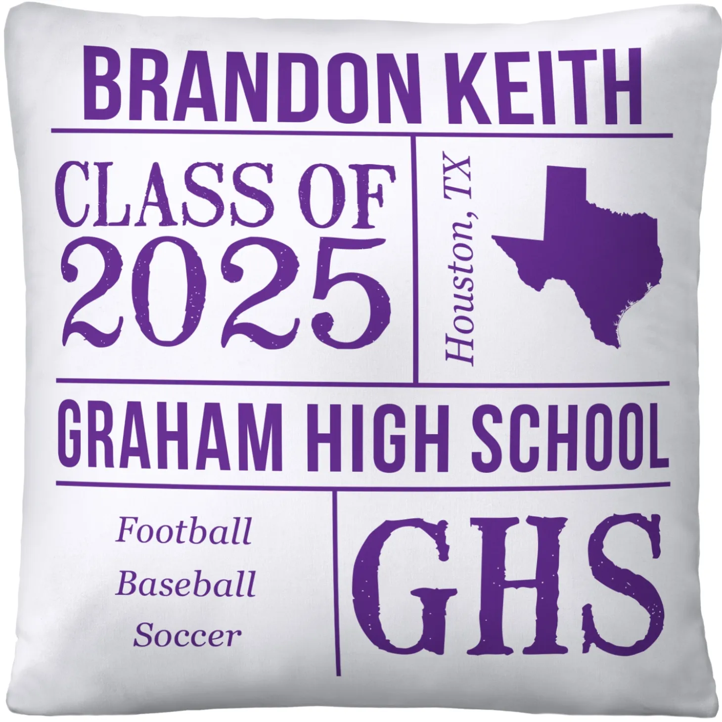 All About the Graduate Throw Pillow
