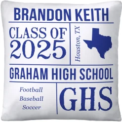 All About the Graduate Throw Pillow