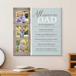 All About You Photo Canvas