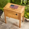 All American Outdoor Wooden Cooler