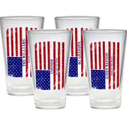 All American Pint Beer Glass