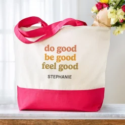 All Good Zippered Tote Bag