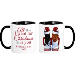 All I Want for Christmas Couple Mug