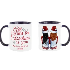 All I Want for Christmas Couple Mug