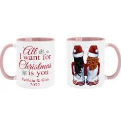 All I Want for Christmas Couple Mug