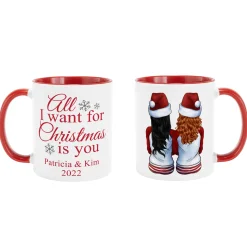All I Want for Christmas Couple Mug