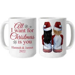 All I Want for Christmas Couple Mug