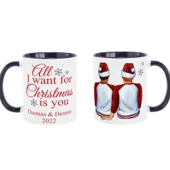 All I Want for Christmas Couple Mug