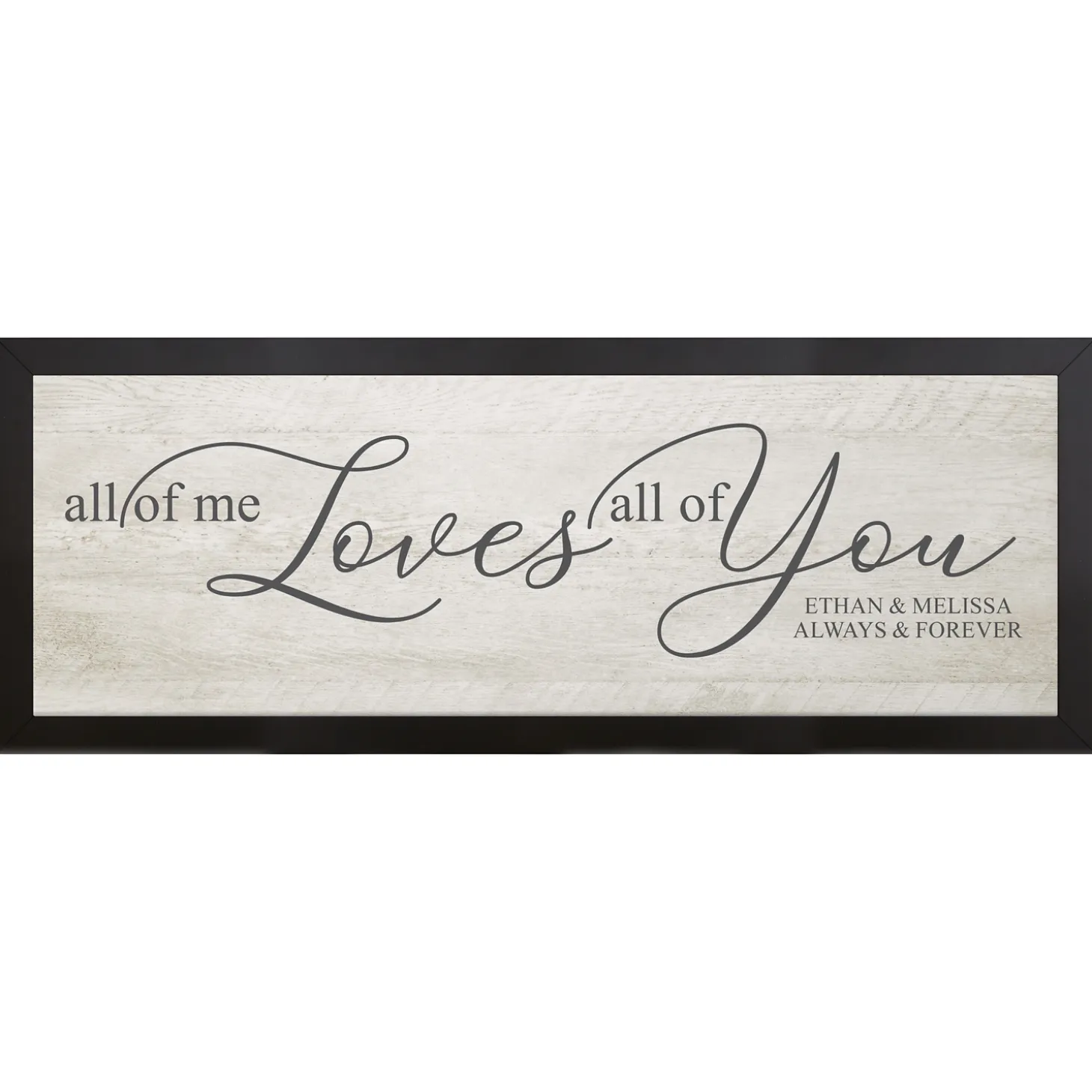 All of Me Loves All of You Canvas