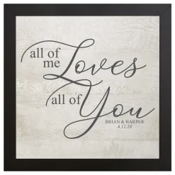 All of Me Loves All of You Canvas