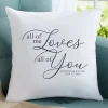 All of Me Loves All of You Throw Pillow