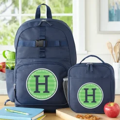 Allover Name Navy Backpack Collection