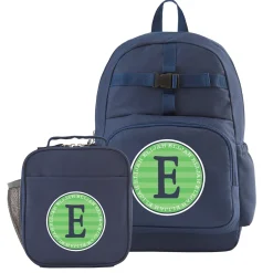 Allover Name Navy Backpack Collection