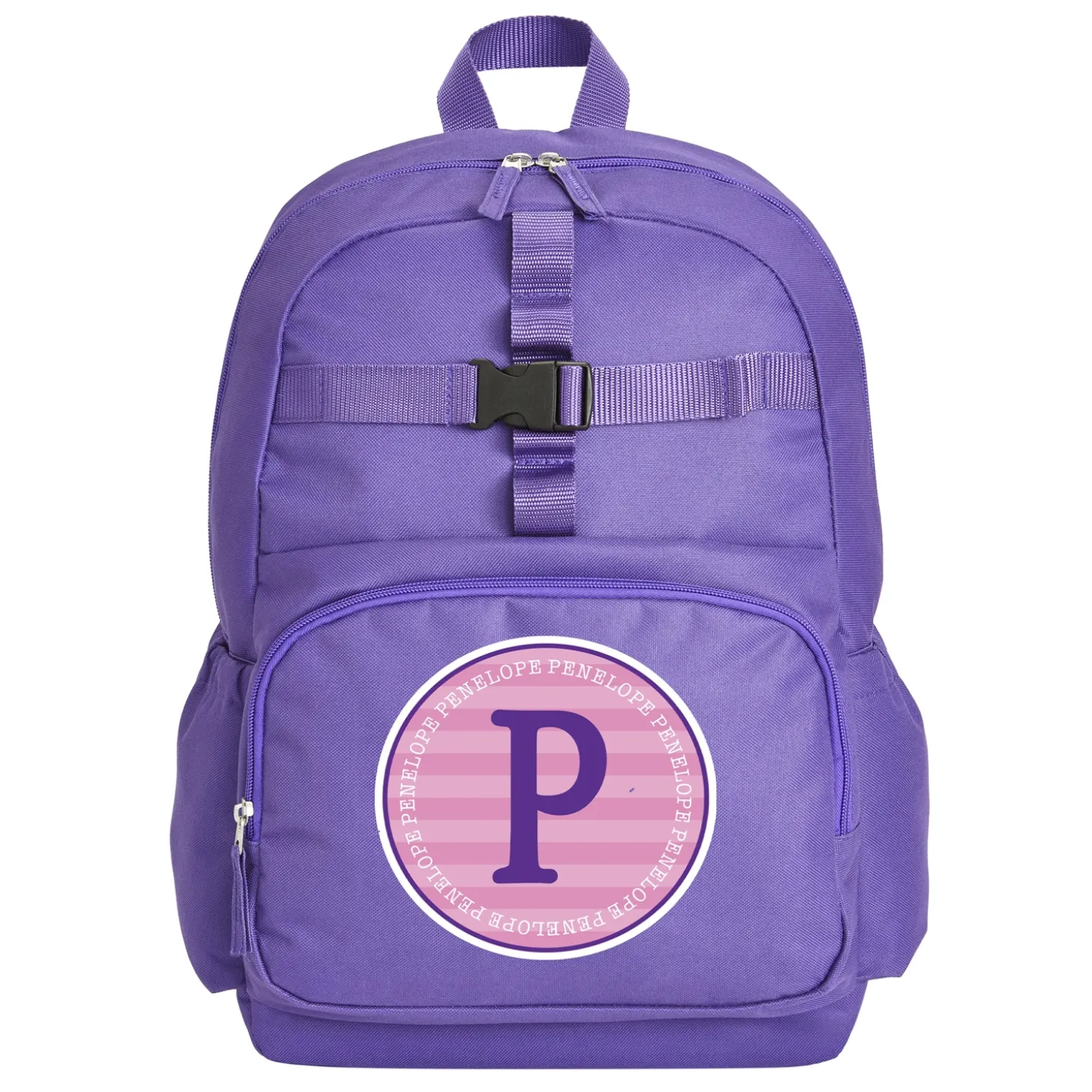 Allover Name Purple Backpack Collection