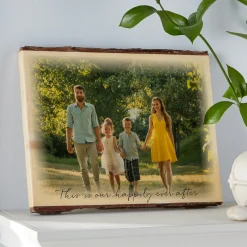 All Over Photo Rustic Wood Sign