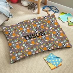 Allover Sports Floor Pillow