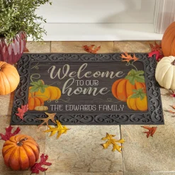 All Pumpkins Welcome Doormat