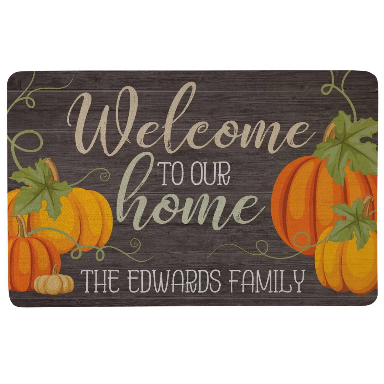 All Pumpkins Welcome Doormat