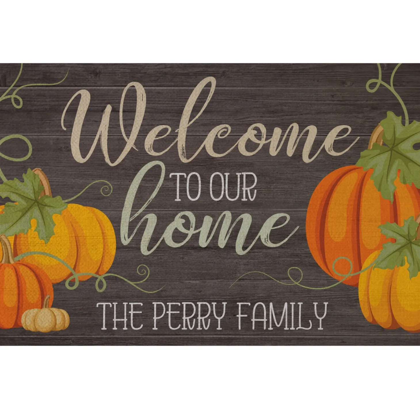 All Pumpkins Welcome Doormat