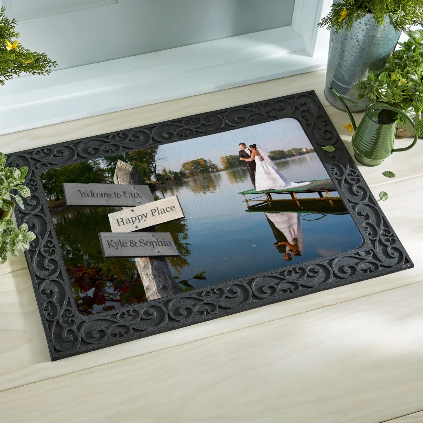 All Roads Lead to Us Photo Doormat