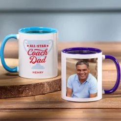 All-Star Coach Dad Photo Mug