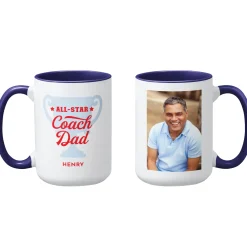All-Star Coach Dad Photo Mug