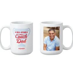 All-Star Coach Dad Photo Mug