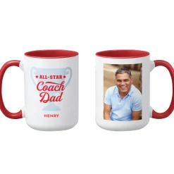 All-Star Coach Dad Photo Mug