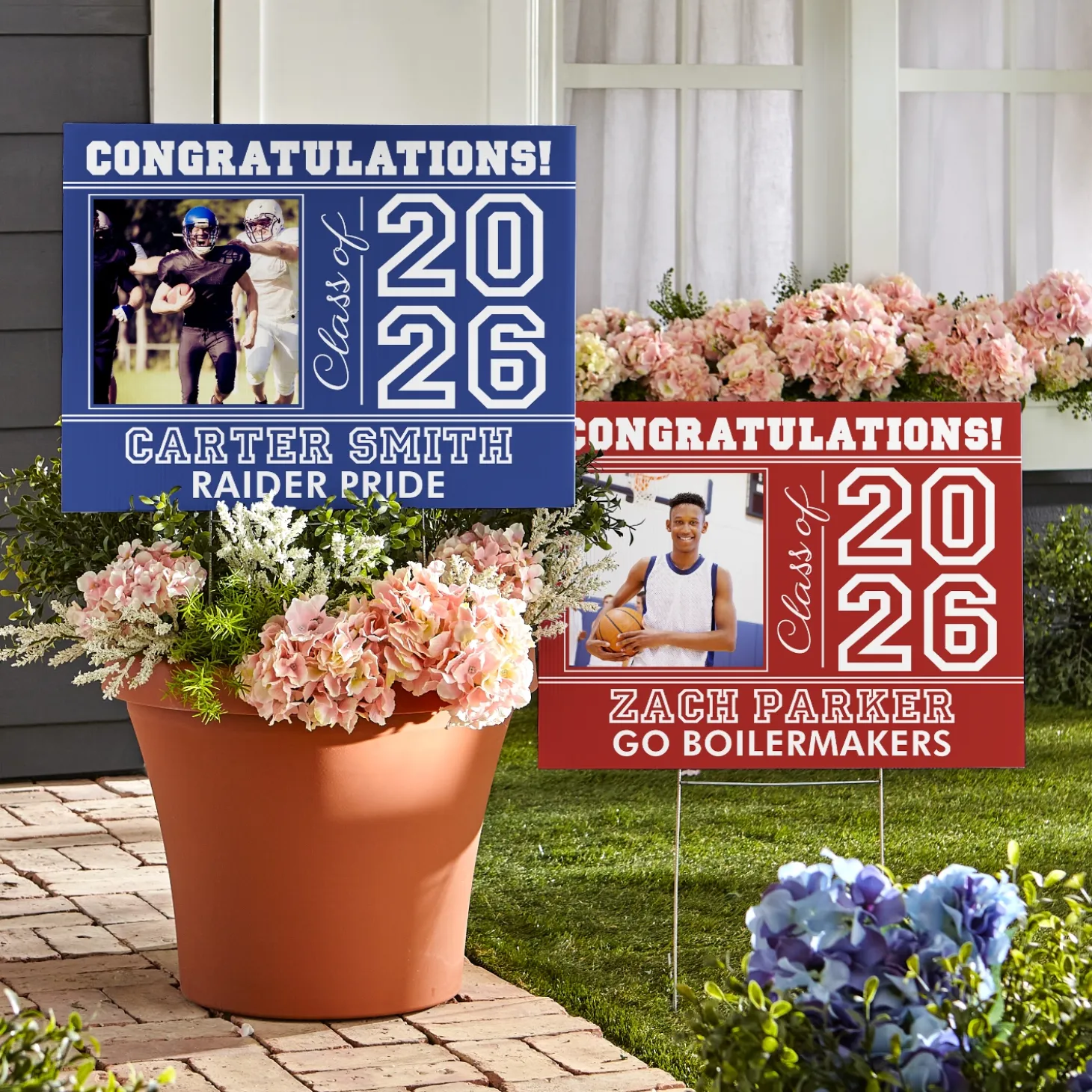 All Star Grad Photo Yard Sign