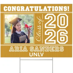 All Star Grad Photo Yard Sign