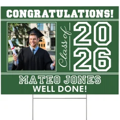 All Star Grad Photo Yard Sign