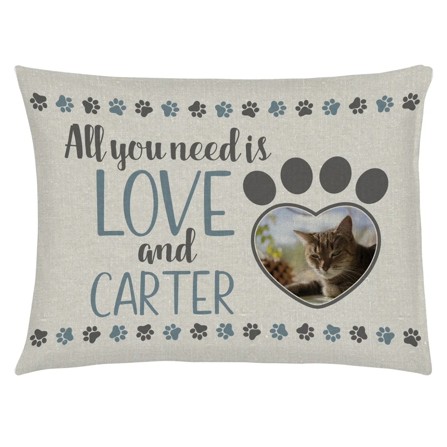 All You Need is Love Photo Pet Bed