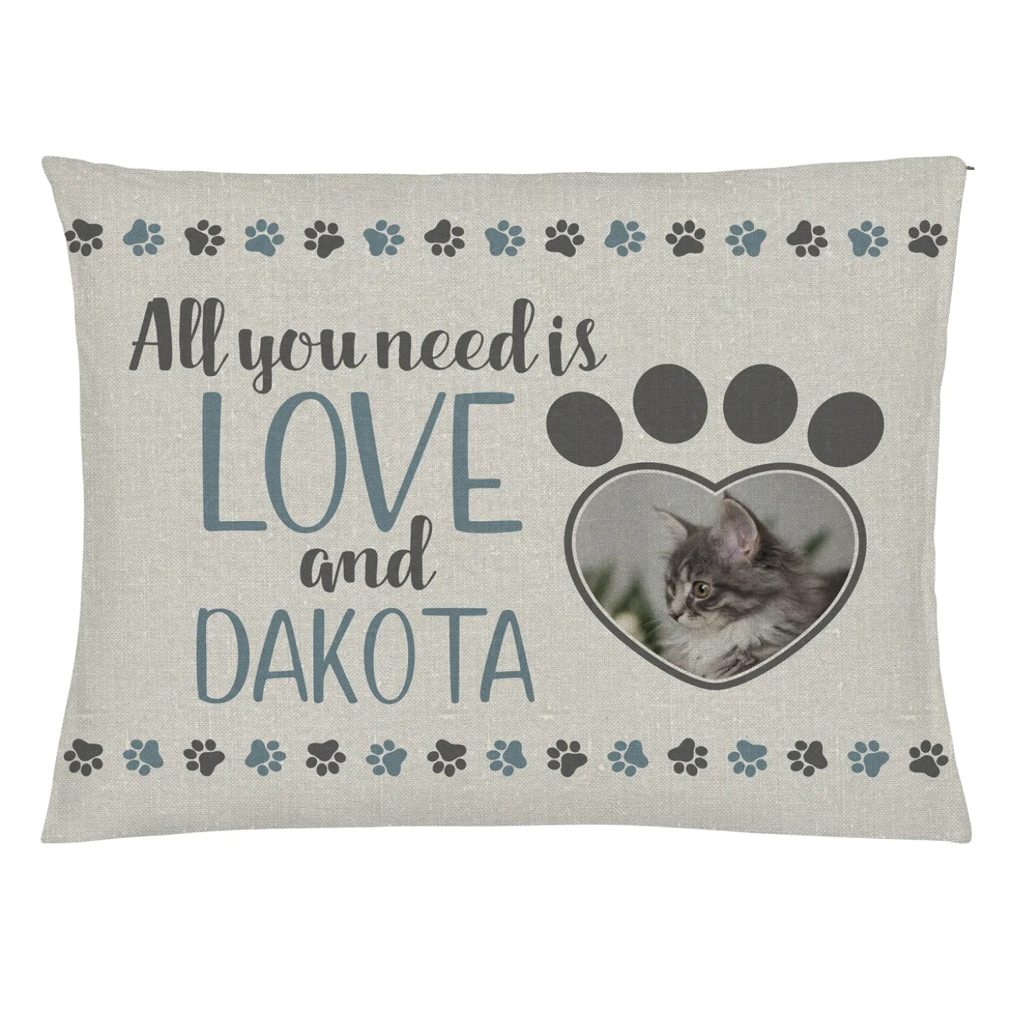 All You Need is Love Photo Pet Bed
