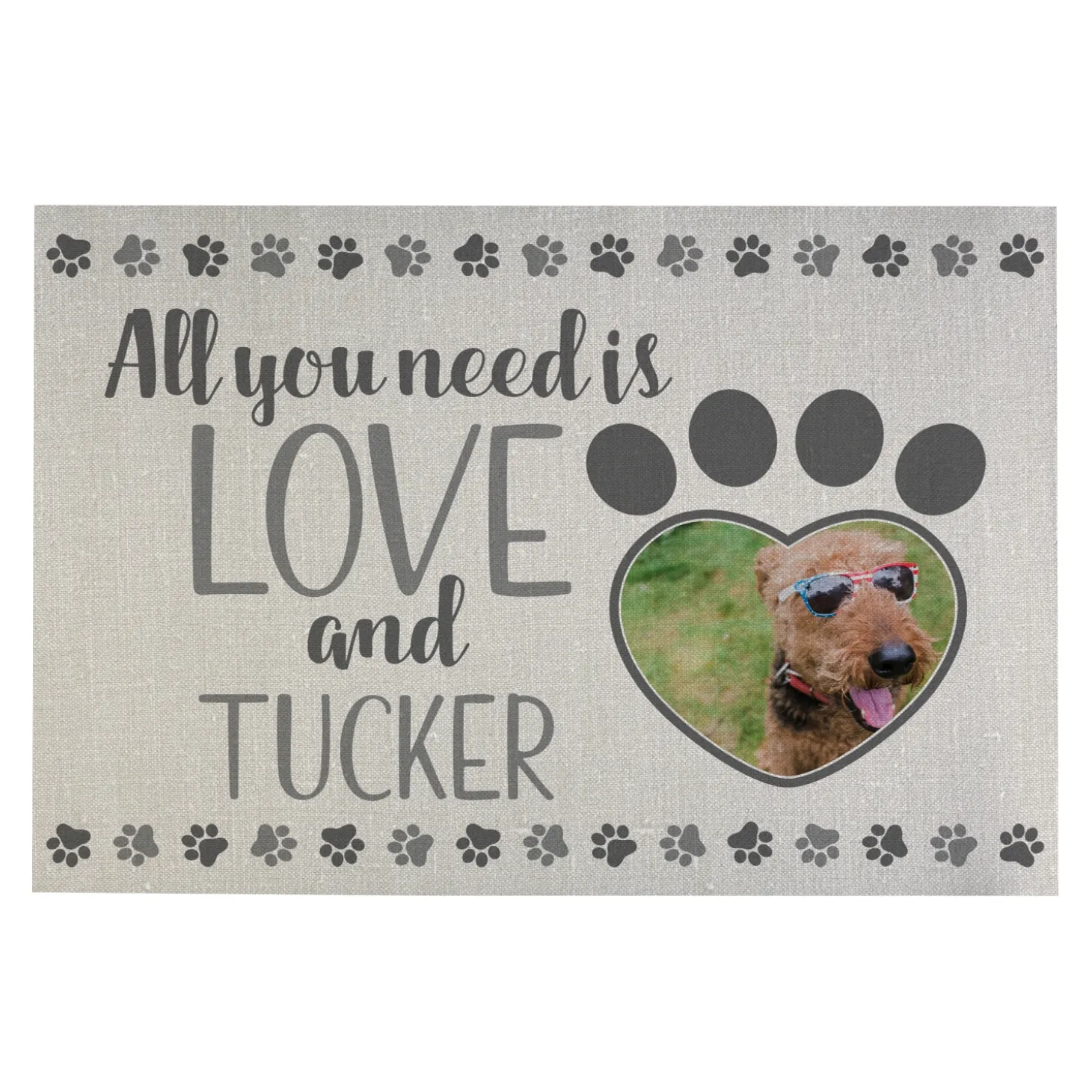 All You Need is Love Photo Pet Bed