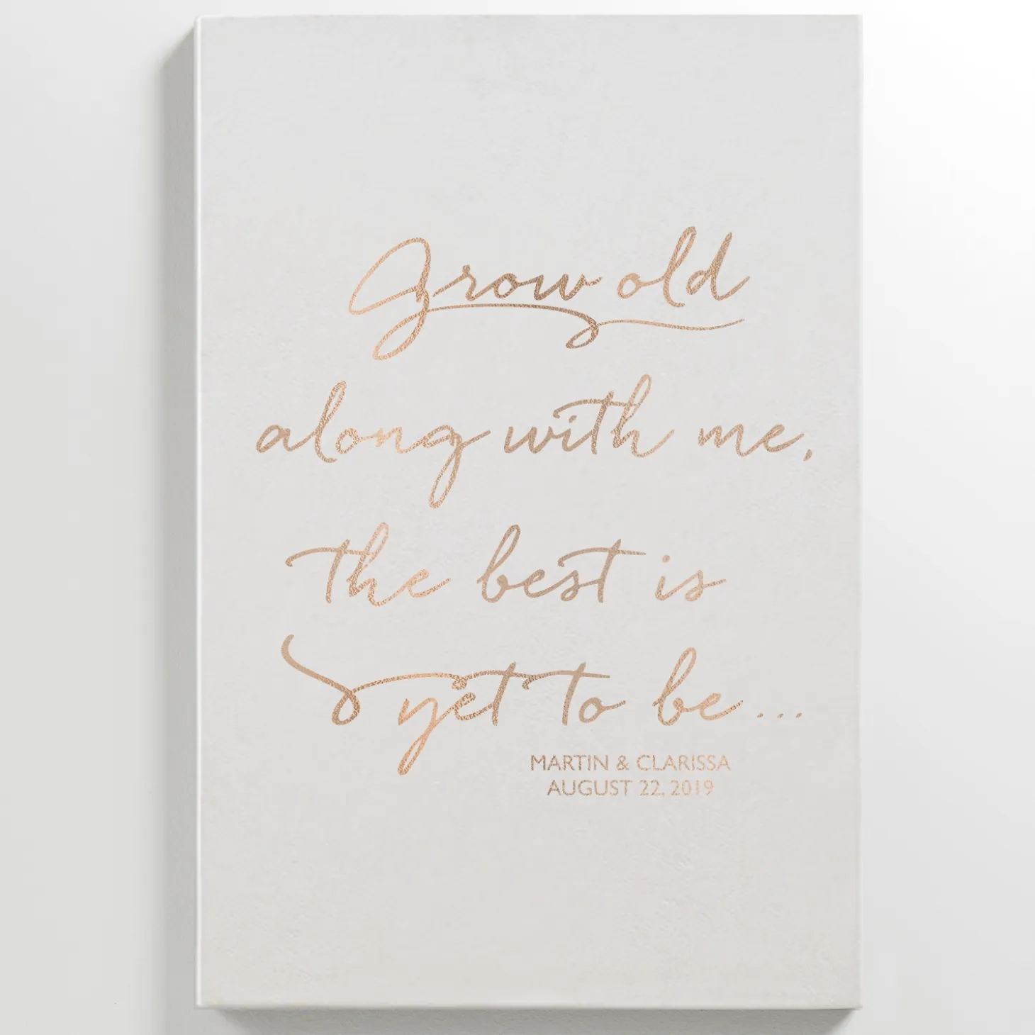 Along With Me Leather Wall Art