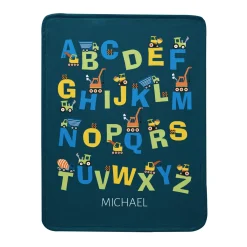 Alphabet Plush Blanket